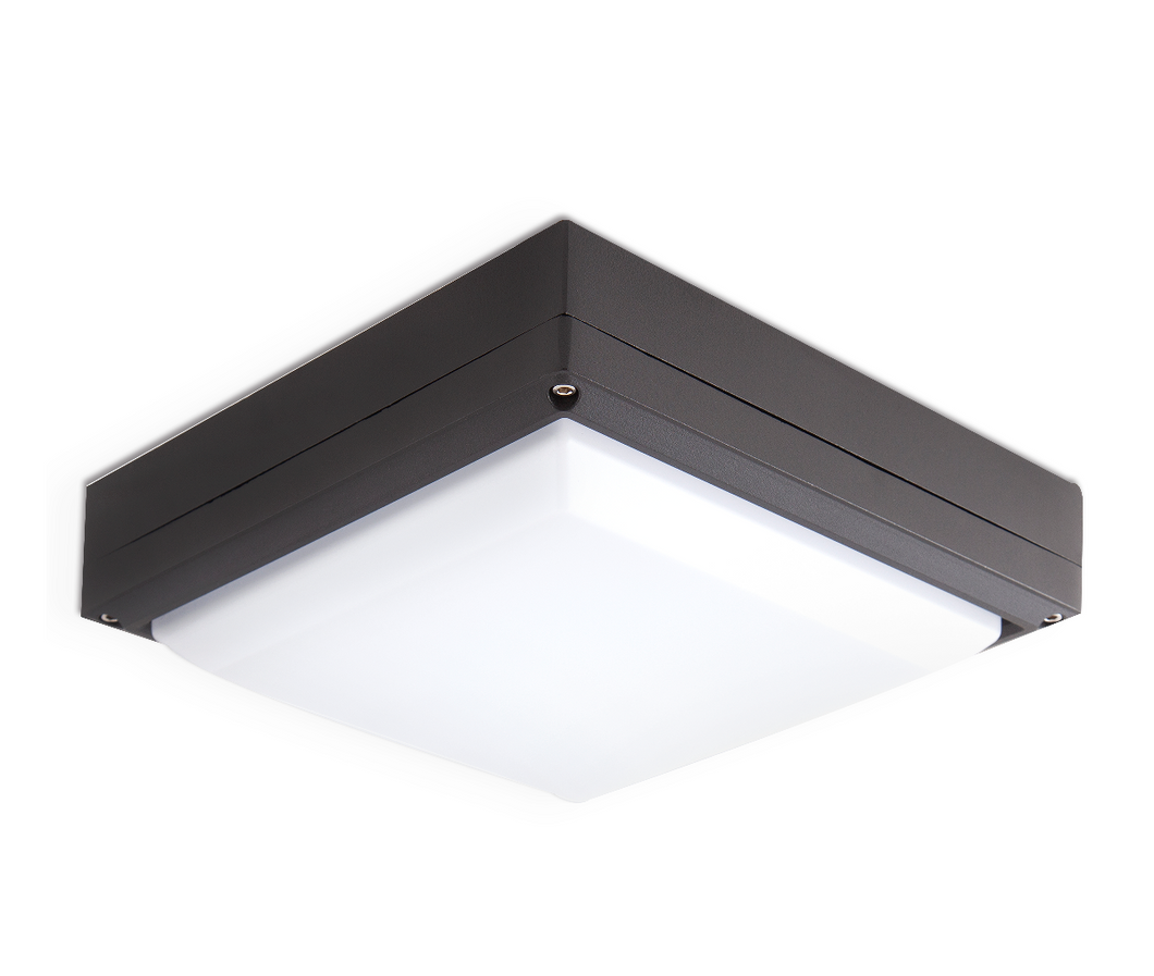 Square LED Bulkhead Aluminium